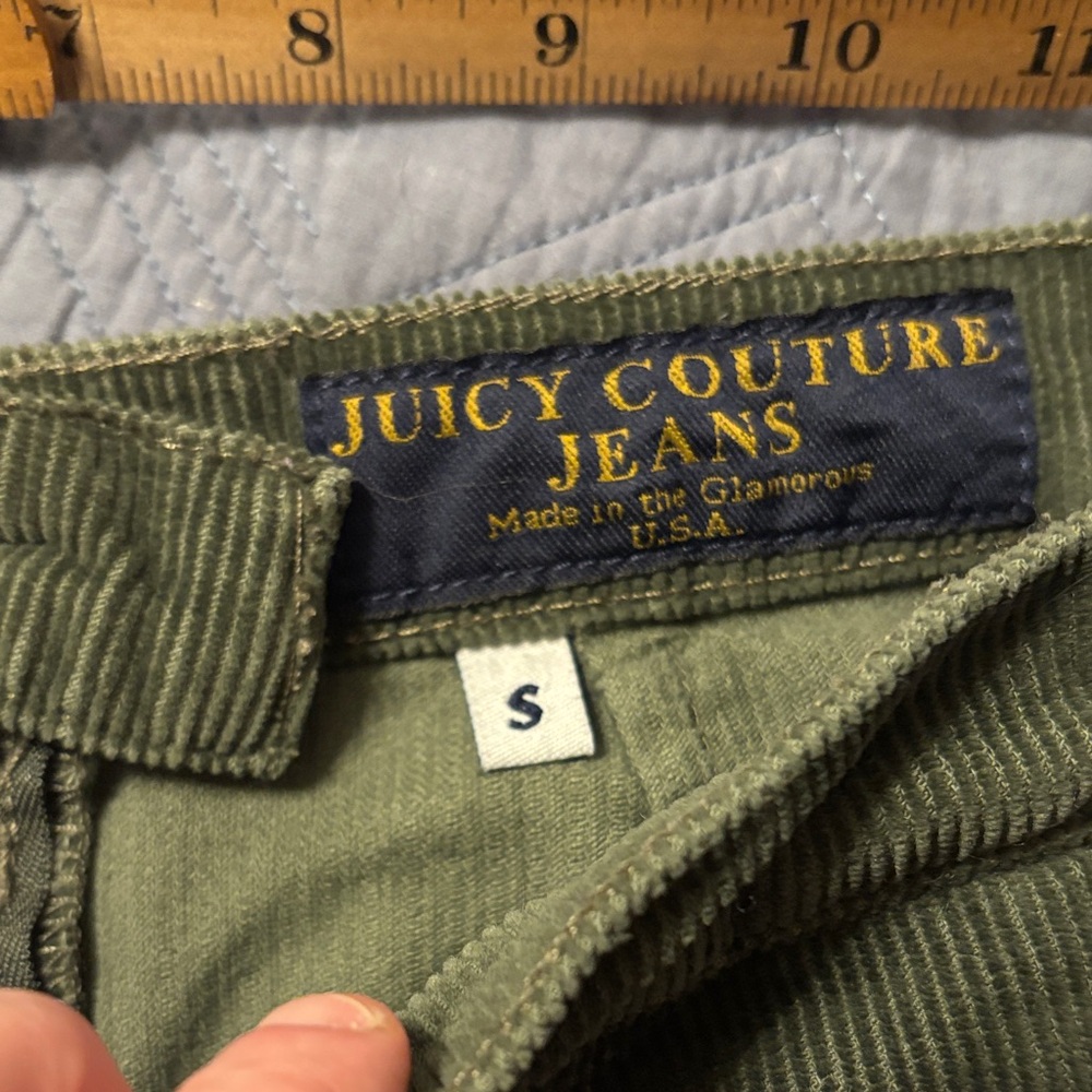 Juicy Couture Olive Corduroy Skirt - Picture 2 of 7
